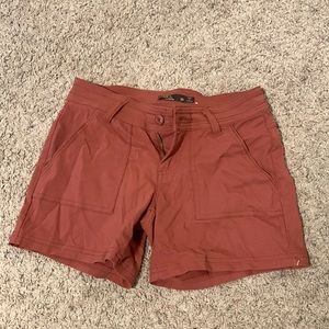 Prana Terracotta Hiking Shorts size 00
